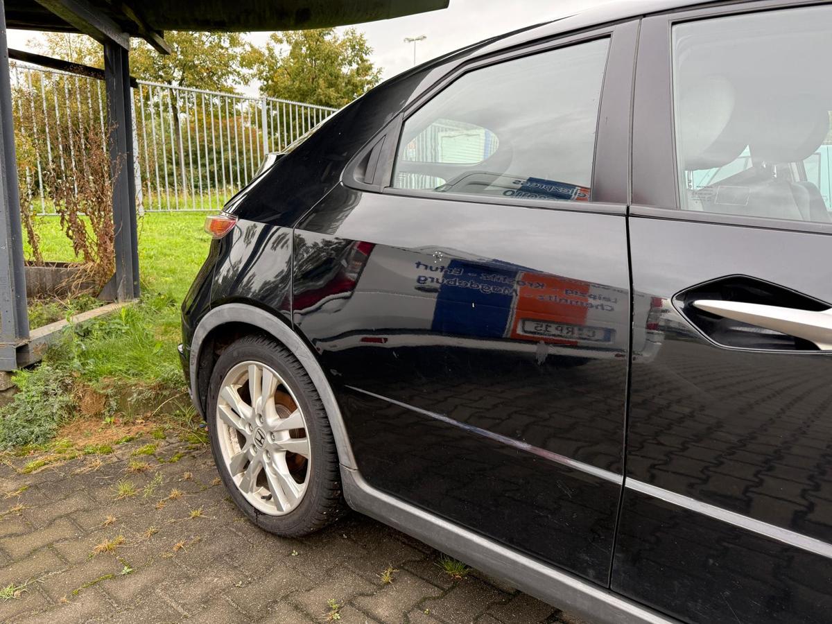Honda Civic FK2 VIII original Tür hinten rechts B92P Nighthawk Black Rohbau BJ09